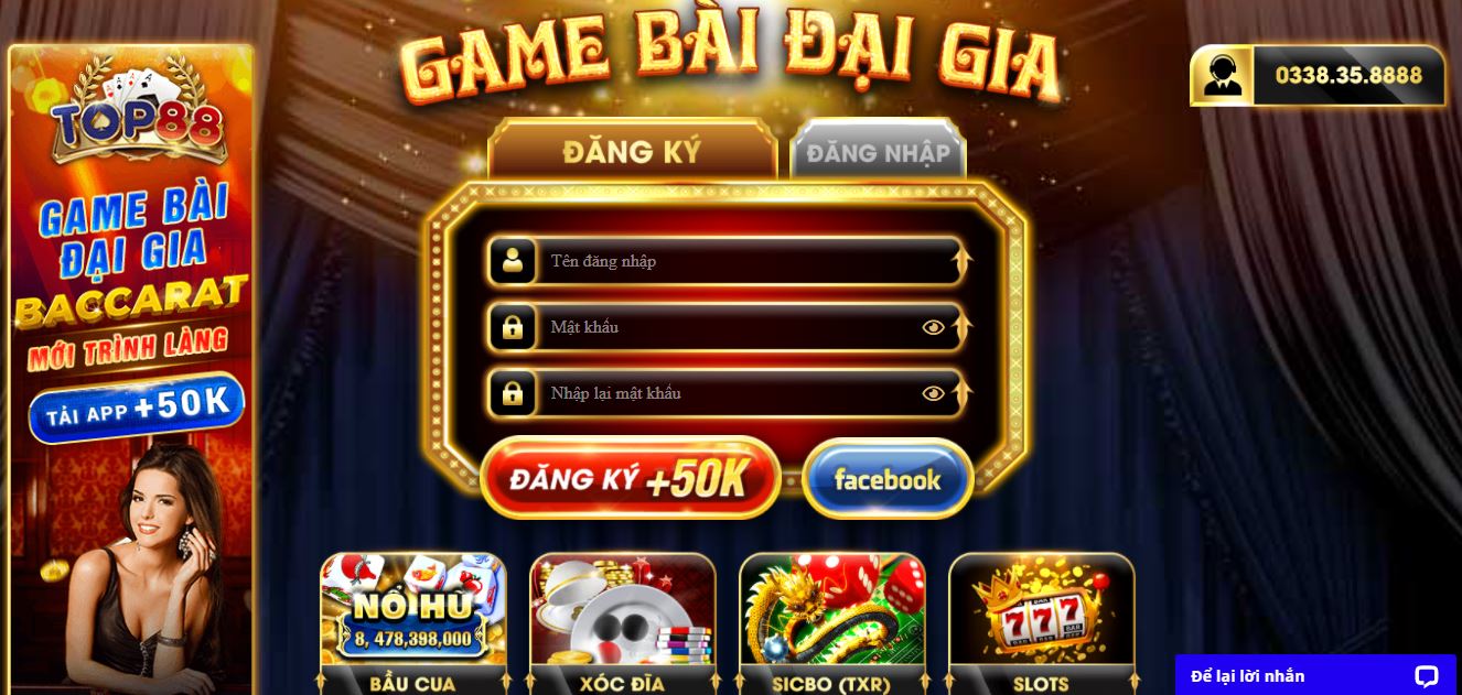 Thong tin ve cong game Top88
