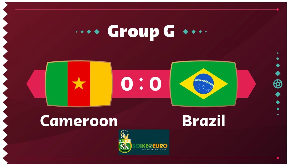 Thong tin tran Cameroon vs Brazil WC 2022